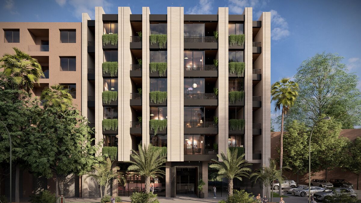 Façade de la Résidence Taylor à Marrakech